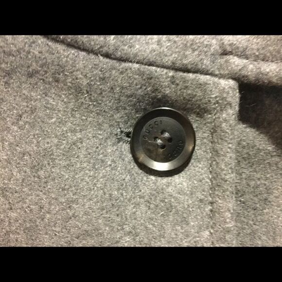 GUCCI Grey Wool Coat  - Picture 10 of 14